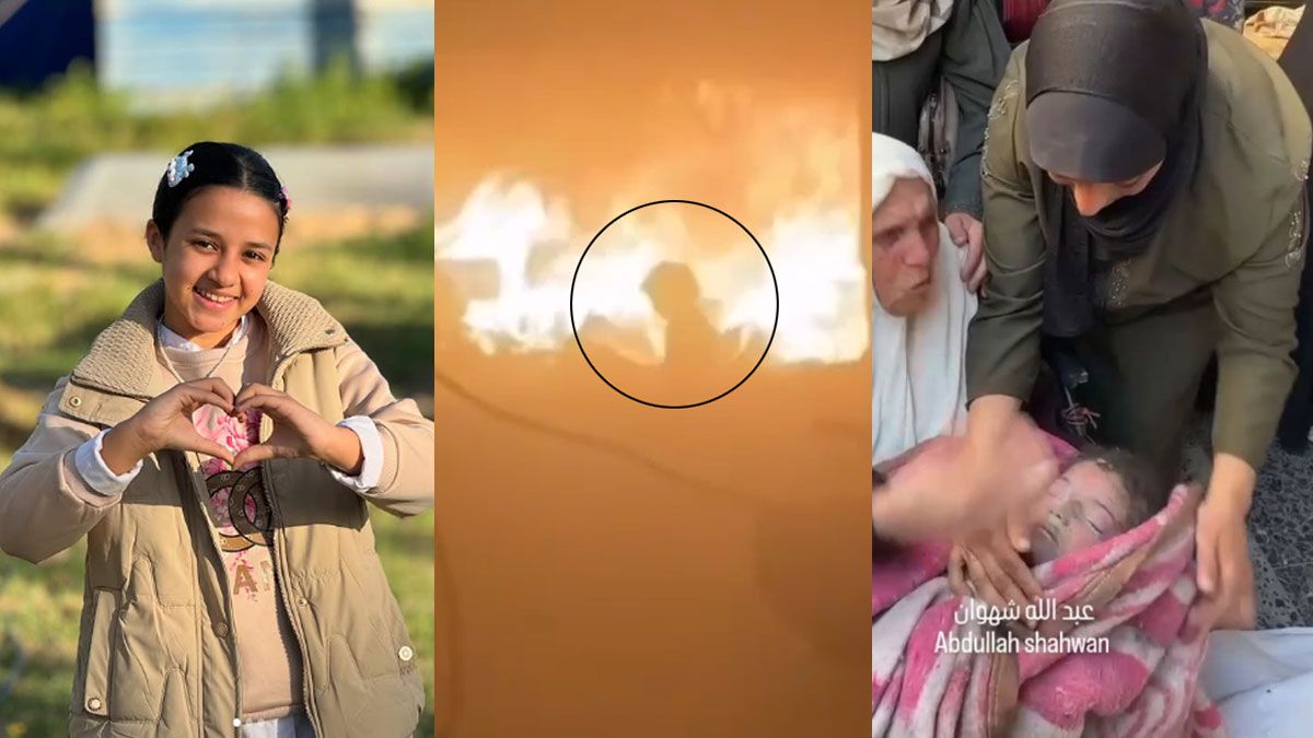 ইসরায়েলি বোমা আর অনাহারে মরছে গাজার শিশুরা