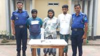 নরসিংদীতে অস্ত্র-গুলিসহ গ্রেপ্তার ৩