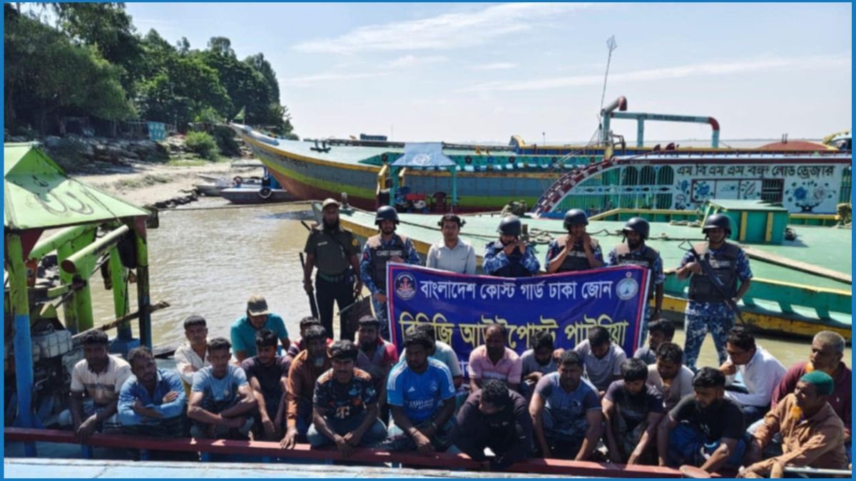 মানিকগঞ্জে অবৈধভাবে বালু উত্তোলন, আটক ২৪