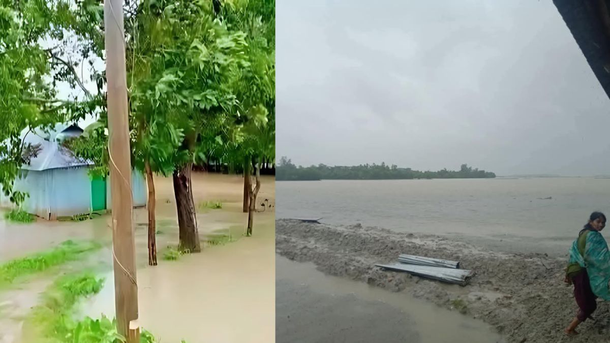 ফেনীতে মৌসুমের সর্বোচ্চ বৃষ্টিপাত, প্লাবিত উপকূলীয় এলাকা