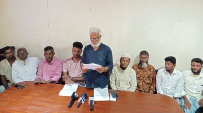 সোনাগাজীতে বিএডিসির ‘লুটপাট প্রকল্প’ বাতিলের দাবিতে সংবাদ সম্মেলন