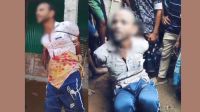 সুনামগঞ্জে চুরির অভিযোগে গাছে বেঁধে যুবককে মারধর, ভিডিও ভাইরাল