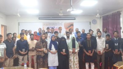 তেঁতুলিয়ায় পাবলিক বিশ্ববিদ্যালয়ে ভর্তিকৃত শিক্ষার্থীদের সংবর্ধনা