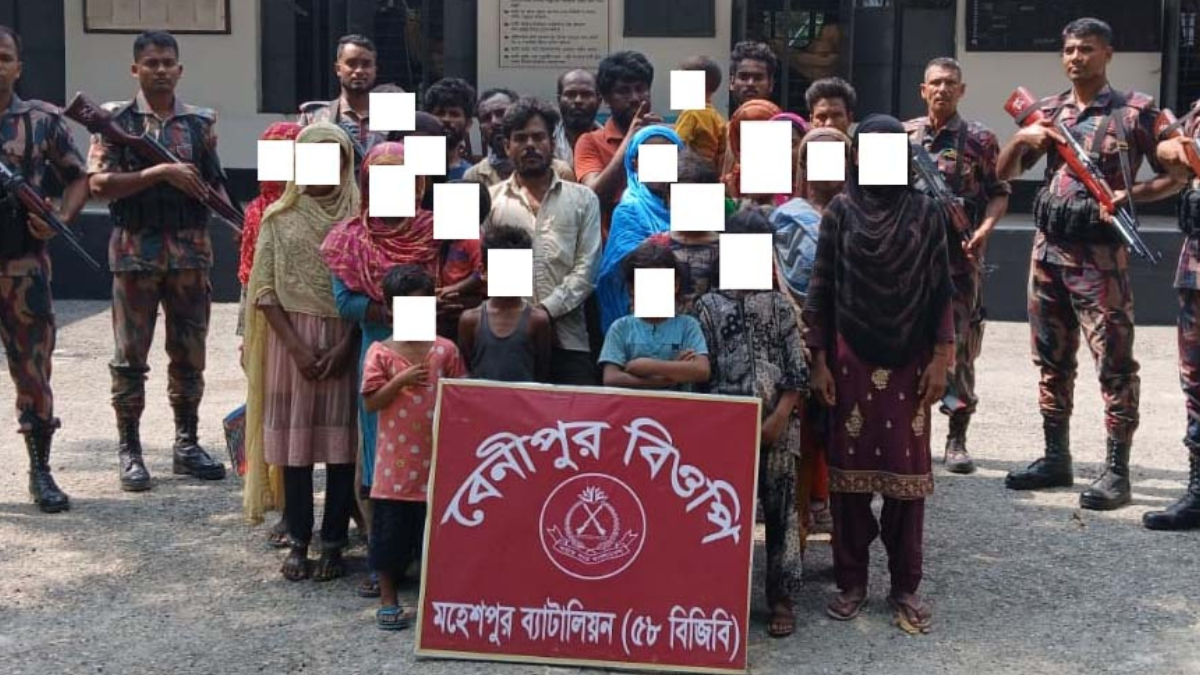ঝিনাইদহ সীমান্তে নারী-শিশুসহ আটক ৩০, মাদক জব্দ