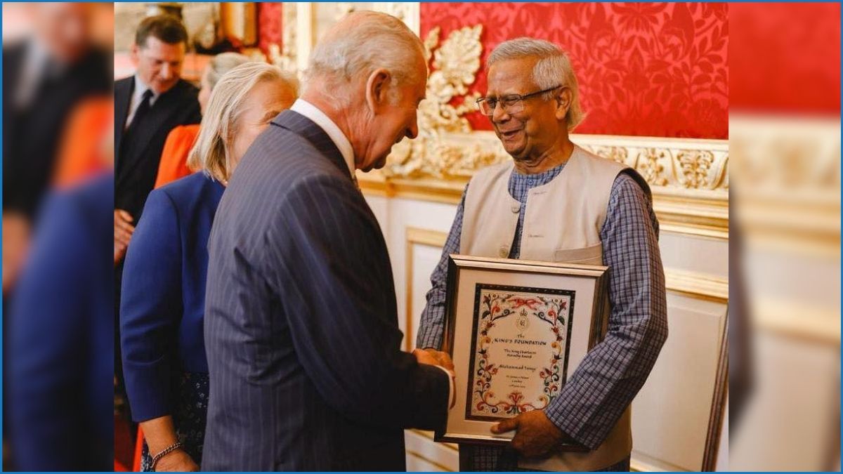 ‘কিং চার্লস হারমনি অ্যাওয়ার্ড’ পেলেন ড. ইউনূস