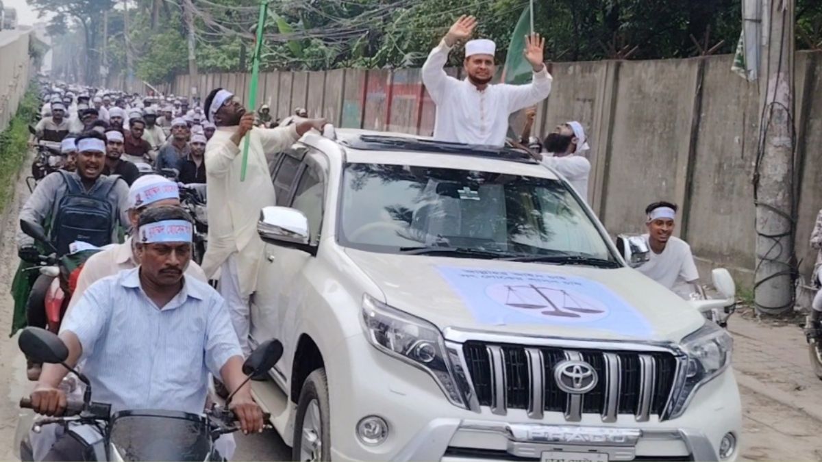 গাজীপুর-২ আসনে জামায়াতের মোটরসাইকেল শোভাযাত্রা