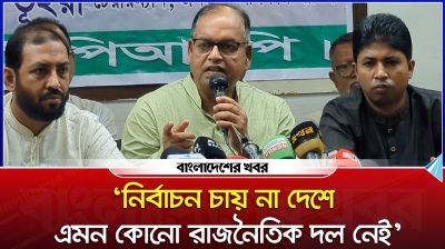 নির্বাচন চায় না দেশে এমন কোনো রাজনৈতিক দল নেই : দুদু
