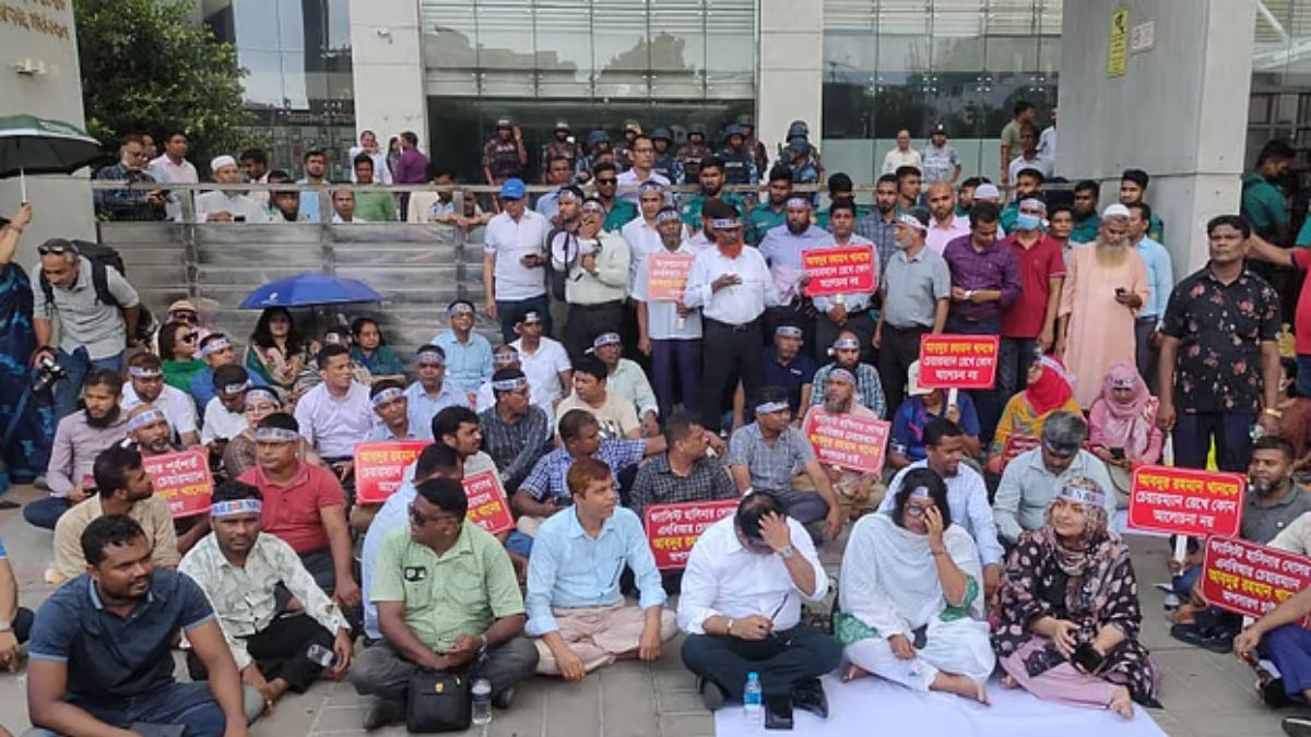 ‘মার্চ টু এনবিআর’ শুরু, সতর্ক আইনশৃঙ্খলা বাহিনী