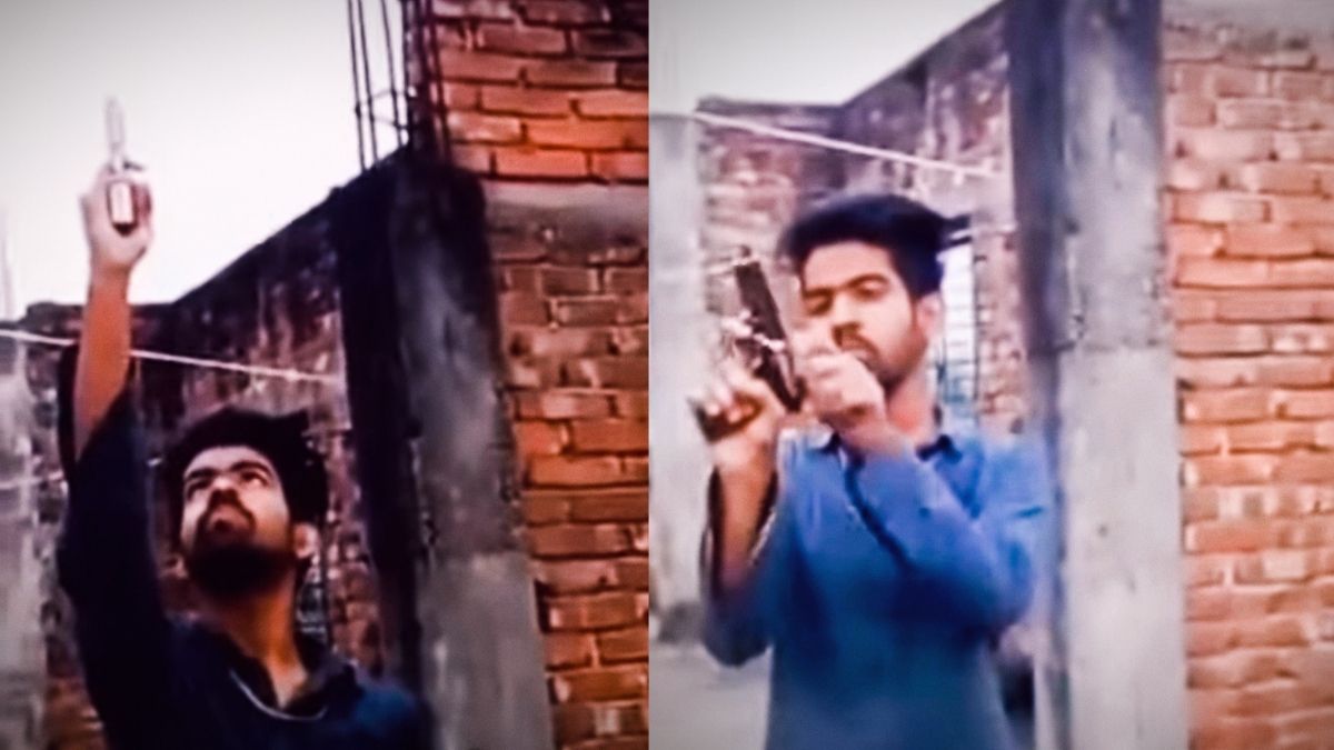 পিস্তল উঁচিয়ে কিশোর গ্যাং লিডারের ফাঁকা গুলি, ভিডিও ভাইরাল