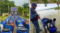 পটুয়াখালীতে সাড়ে ৪ কোটি টাকার অবৈধ চিংড়ি রেণু জব্দ