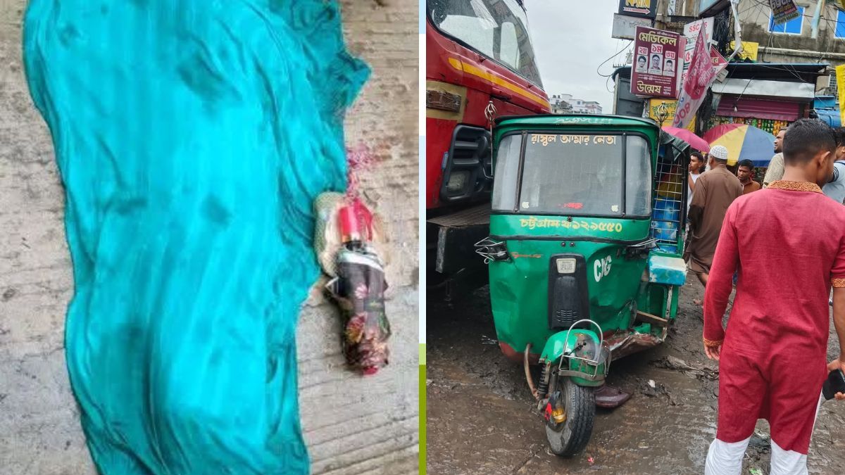 মিরসরাইয়ে সড়কে ঝরল শিশুকন্যার প্রাণ