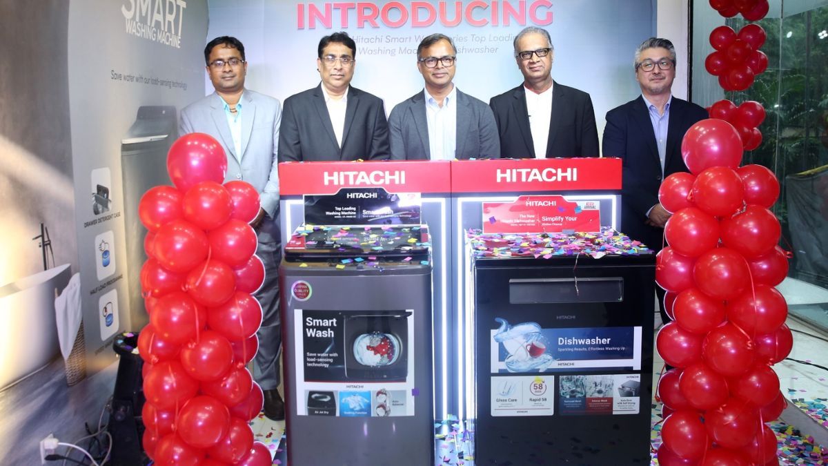 দেশের বাজারে এল হিটাচির টপ লোড স্মার্ট ওয়াশিং মেশিন ও আধুনিক ডিশওয়াশার