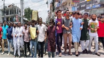 মিটফোর্ডে ব্যবসায়ী সোহাগ হত্যার প্রতিবাদে ঠাকুরগাঁওয়ে বিক্ষোভ