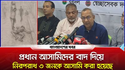 প্রধান আসামিদের বাদ দিয়ে নিরপরাধ ৩ জনকে আসামি করা হয়েছে : যুবদল সভাপতি