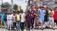 মিটফোর্ডে ব্যবসায়ী সোহাগ হত্যার প্রতিবাদে ঠাকুরগাঁওয়ে বিক্ষোভ