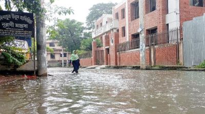 কুমিল্লায় যে সড়কে বার মাস থাকে জলাবদ্ধতা