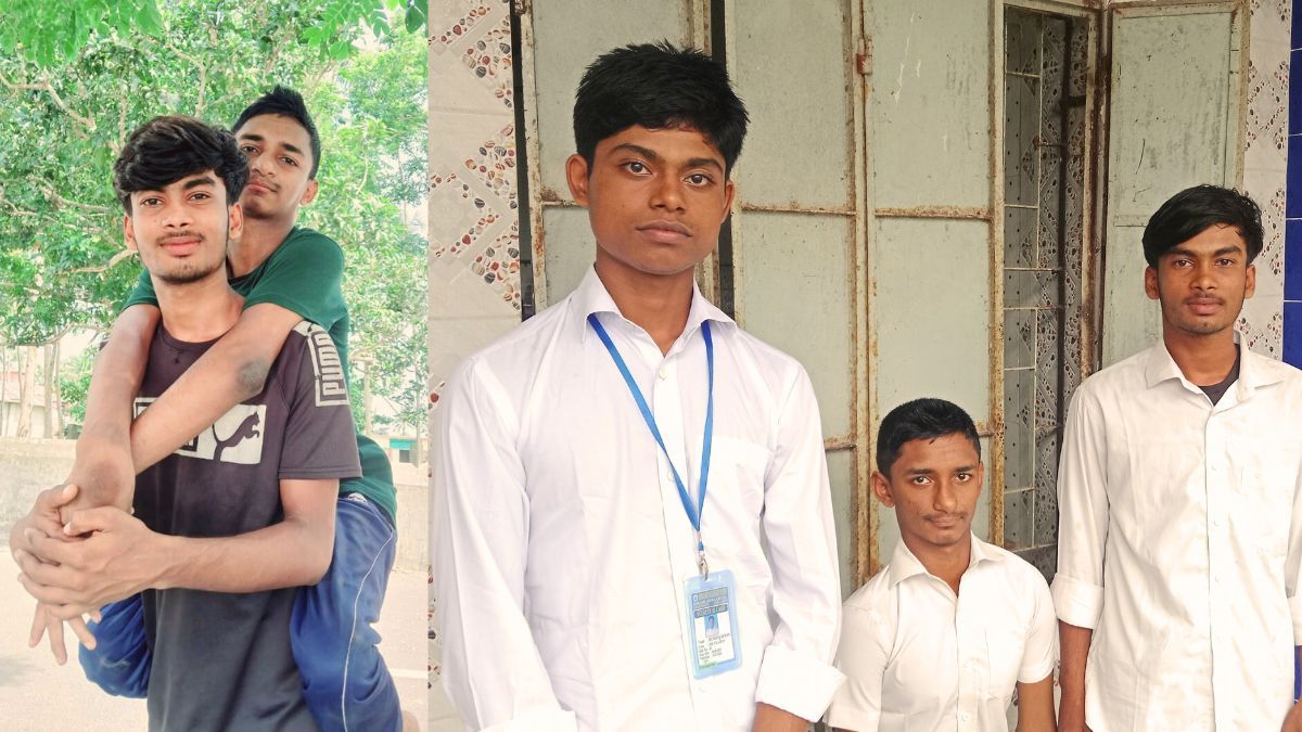 বন্ধুদের কাঁধে ভর করে প্রতিবন্ধী মাহফুজের জিপিএ-৫ অর্জন