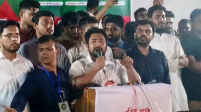 ছাত্র-জনতা ছাড়া এই রাষ্ট্রে আমাদের নিরাপত্তা দেওয়ার কেউ নেই : নাহিদ