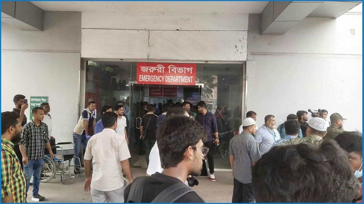 উত্তরায় প্রশিক্ষণ বিমান বিধ্বস্ত, দগ্ধ ২৬ জন জাতীয় বার্নে ভর্তি