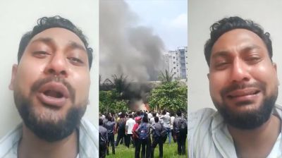 ‘আমাদেরকে নিয়ে যান ভাই’ বিমান দুর্ঘটনায় সন্তান হারানো বাবার আর্তন