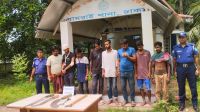 ধামরাইয়ে ধারালো অস্ত্রসহ আটক ৮, পুলিশের দাবি ‘ডাকাতির প্রস্তুতি’