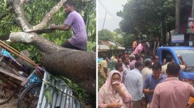 জয়পুরহাটে ঝড়, বজ্রপাত ও ট্রেনে কাটা পড়ে নিহত ৩