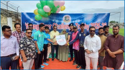 বগুড়ায় ইয়ং টাইগার চ্যালেঞ্জ ট্রফি’র উদ্বোধনে হাবিবুল বাশার