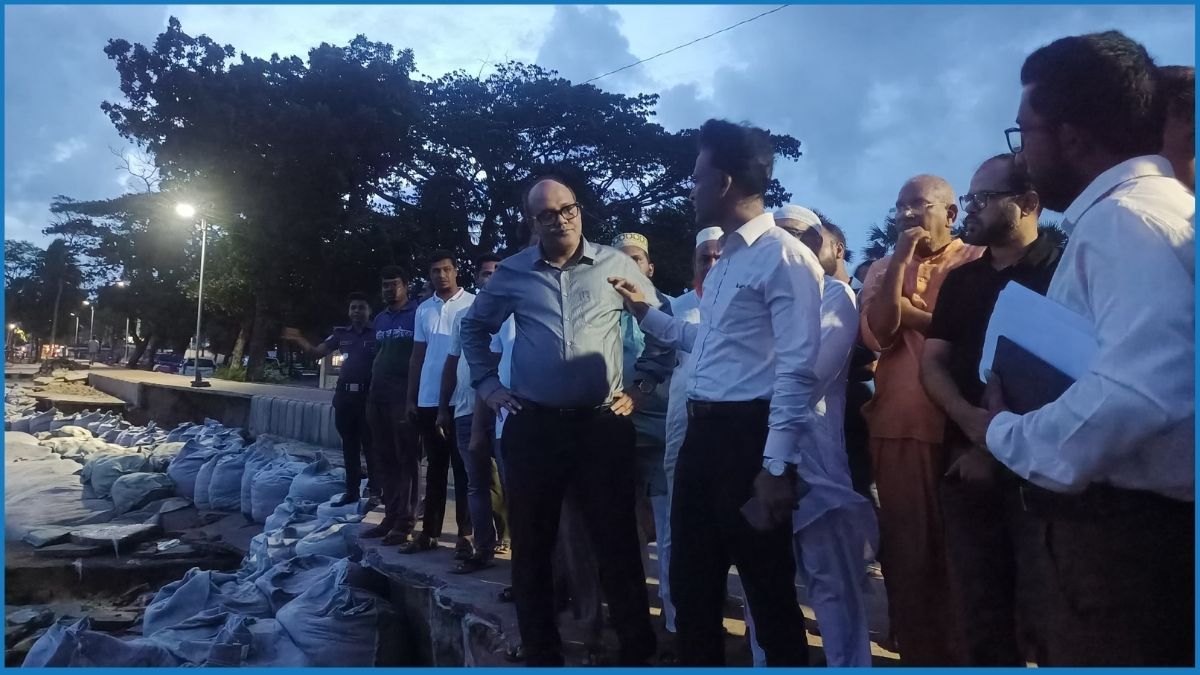 কুয়াকাটা সি-বিচ রক্ষায় প্রশাসনের আশ্বাস