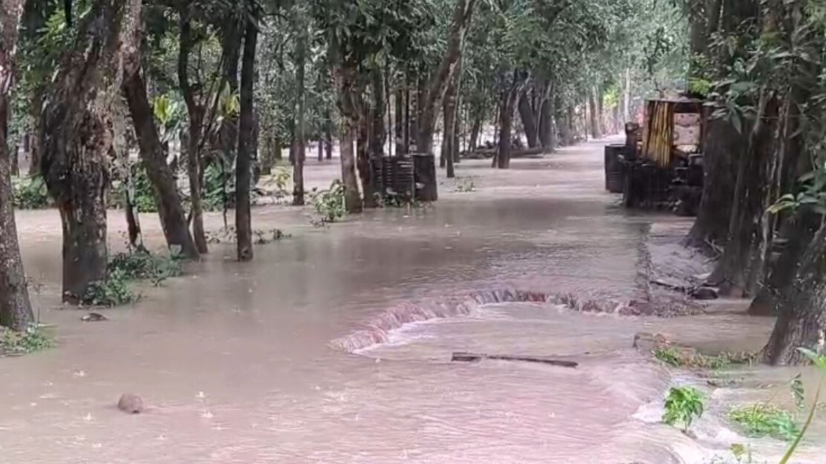 বাউফলে নদীর পানি ঢুকে ২০ গ্রাম প্লাবিত