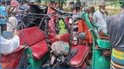 বগুড়ায় ট্রাক-অটোরিকশা সংঘর্ষে নিহত ২, আহত ৩