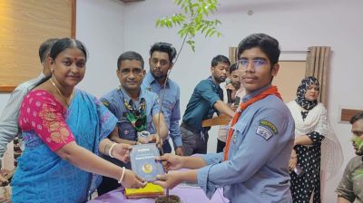 ঠাকুরগাঁওয়ে জুলাই শহীদদের স্মরণে স্কাউট প্রতিযোগিতা ও পুরস্কার বিতরণ