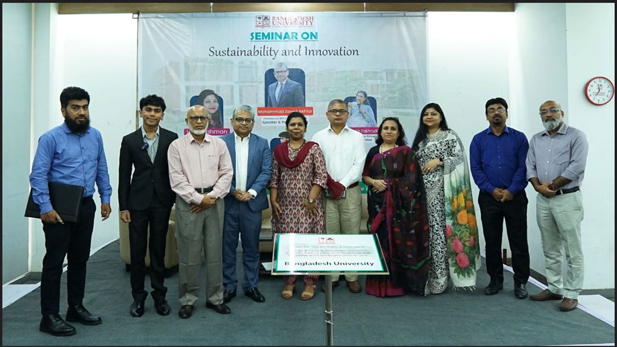 বাংলাদেশ ইউনিভার্সিটিতে ‘সেন্টার ফর সাসটেইনেবিলিটি অ্যান্ড ইনোভেশন’র উদ্বোধন ও সেমিনার অনুষ্ঠিত