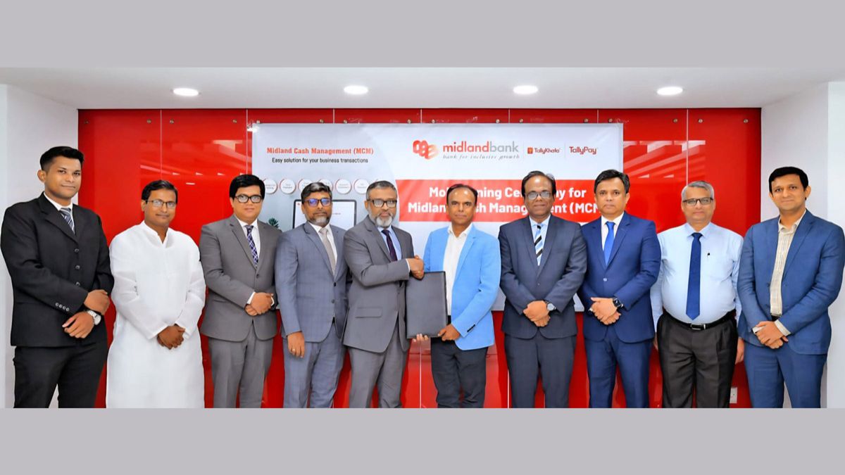 মিডল্যান্ড ব্যাংক ও টালিখাতার উদ্যোগে ক্ষুদ্র ব্যবসায়ীর জন্যে ডিজিটাল আর্থিক সেবায় নতুন সম্ভাবনা