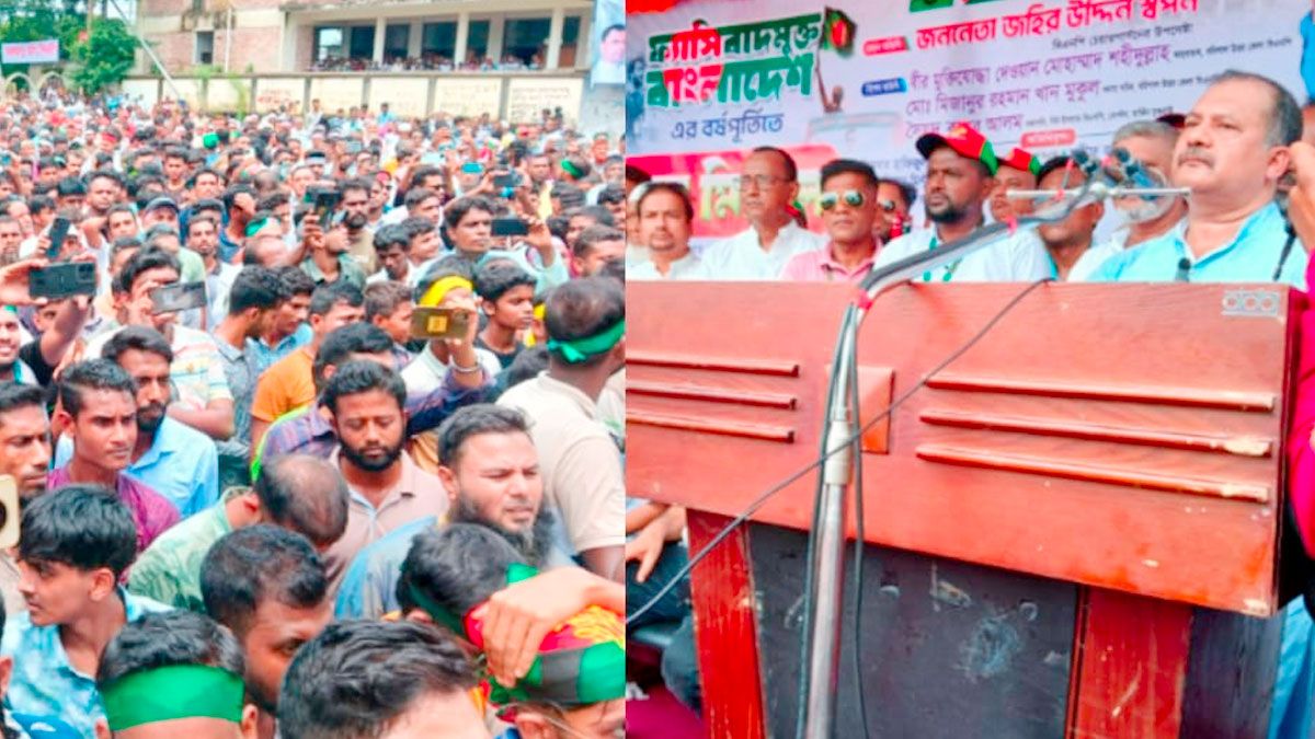 জাতির মুক্তির একমাত্র পথ হাসিনার বিচার ও অবাধ নির্বাচন : জহির উদ্দিন স্বপন