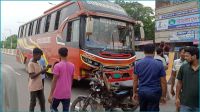 ভাঙ্গায় বাসের ধাক্কায় মোটরসাইকেল চালক নিহত