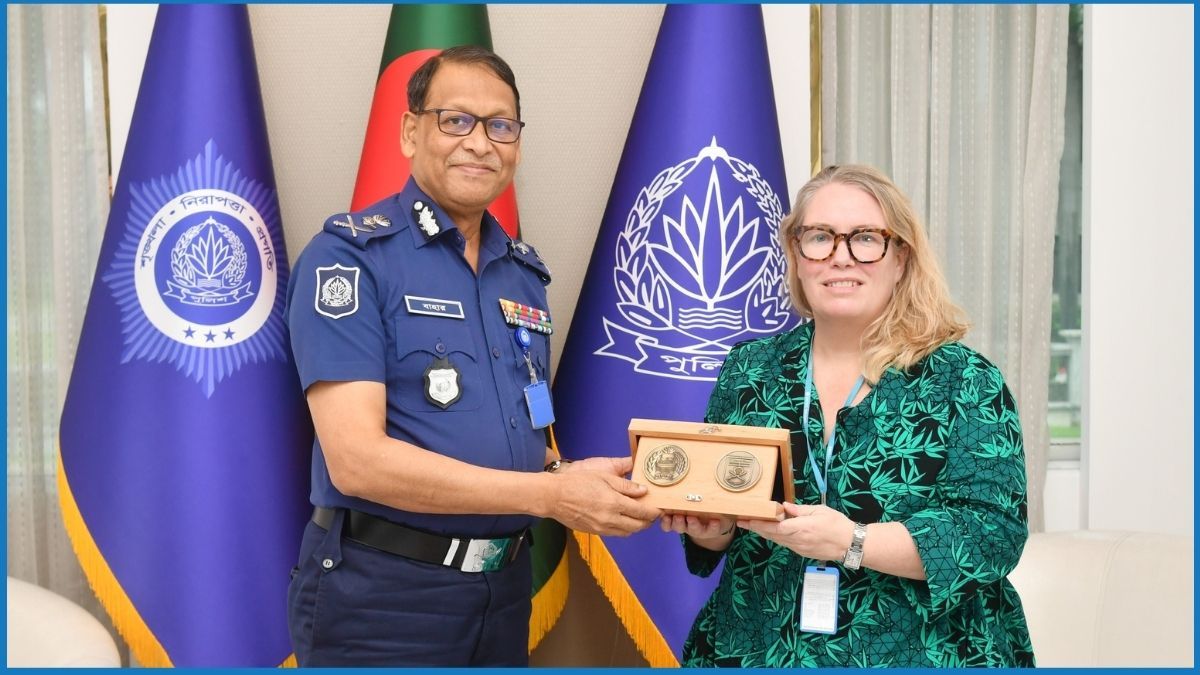জাতিসংঘের বাংলাদেশ বিষয়ক নিরাপত্তা উপদেষ্টার সঙ্গে আইজিপির সাক্ষাৎ