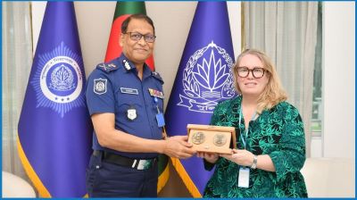 জাতিসংঘের বাংলাদেশ বিষয়ক নিরাপত্তা উপদেষ্টার সঙ্গে আইজিপির সাক্ষাৎ