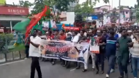 গণঅভ্যুত্থানের বর্ষপূর্তি, পটুয়াখালীতে বিএনপির আনন্দ শোভাযাত্রা