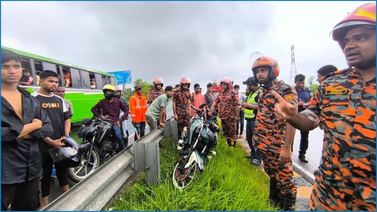 ঢাকা-মাওয়া এক্সপ্রেসওয়েতে মোটরসাইকেল দুর্ঘটনায় চালক নিহত