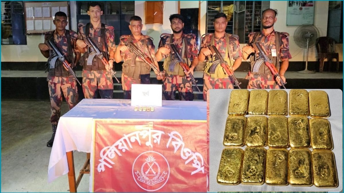 ঝিনাইদহে সীমান্তে ২ কোটি ৫০ লাখ টাকার স্বর্ণ জব্দ
