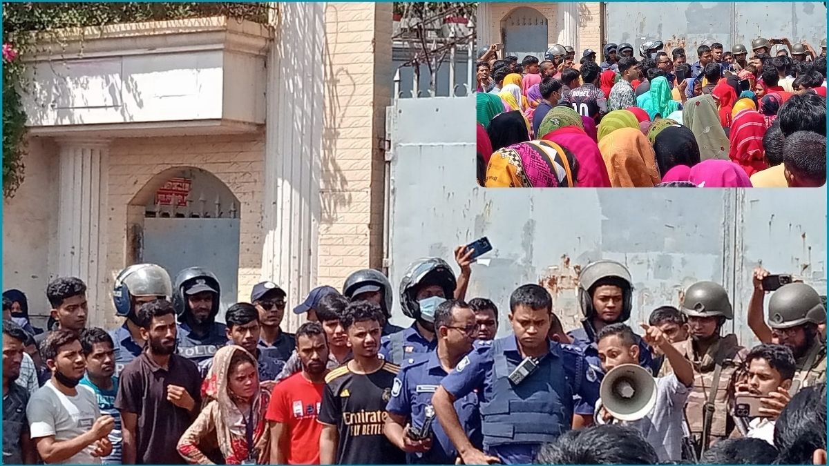 বকেয়া বেতনের দাবিতে বিক্ষোভ, আশুলিয়ায় ১৫ কারখানায় ছুটি