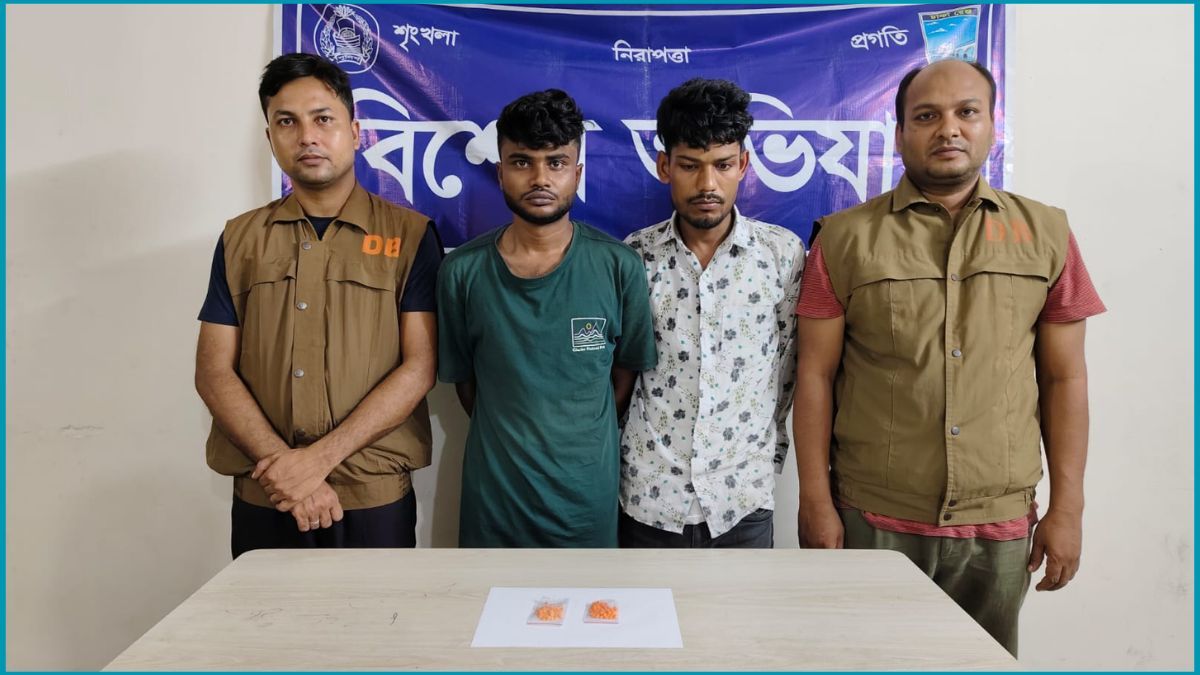 আশুলিয়ায় ইয়াবাসহ ২ মাদক কারবারি গ্রেপ্তার