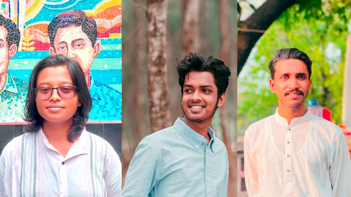 ডাকসু নির্বাচন : মুক্তিযুদ্ধ ও গণঅভ্যুত্থানের চেতনায় নাঈম-অনয়-অদিতি প্যানেল