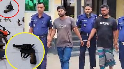 পাবনায় অস্ত্র তৈরির কারখানার সন্ধান, অস্ত্র উদ্ধার