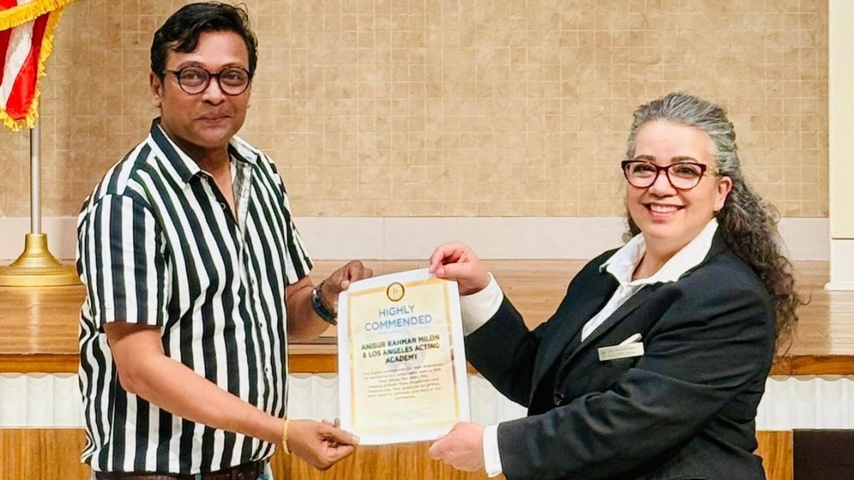 যুক্তরাষ্ট্রে আন্তর্জাতিক স্বীকৃতি পেলেন মিলন