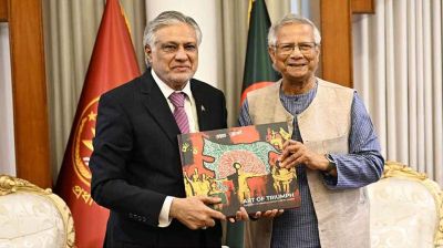 প্রধান উপদেষ্টার সঙ্গে পাকিস্তানের উপপ্রধানমন্ত্রীর সাক্ষাৎ