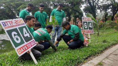 বাগেরহাটে বিশ্ব ঐতিহ্য ষাটগম্বুজ কমপ্লেক্সে বৃক্ষ রোপন