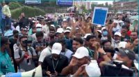 স্থায়ী ক্যাম্পাসের দাবিতে টেকনিক্যাল মোড়ে সড়ক অবরোধ