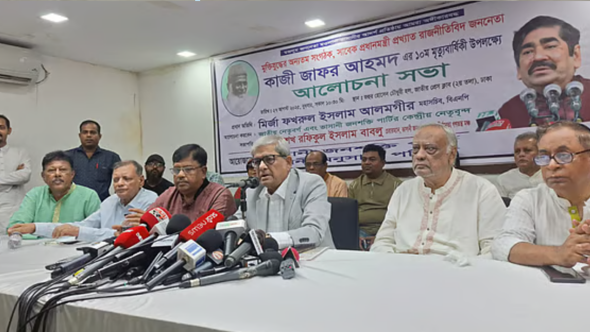 নির্বাচন বানচালে পরিকল্পিতভাবে দাবি তোলা হচ্ছে : মির্জা ফখরুল