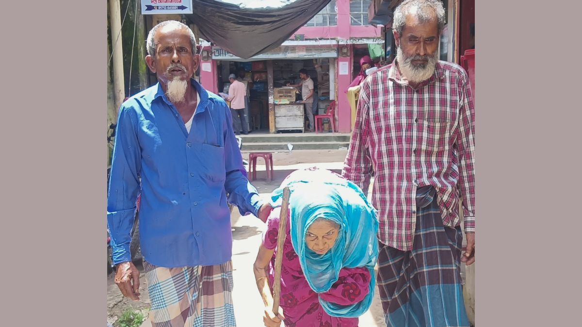 সন্তানদের নির্যাতনে ৮৪ বছর বয়সী বৃদ্ধার মানবেতর জীবনযাপন